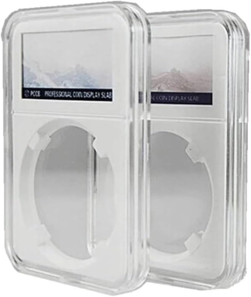 PCCB MINGT 10PCS 27MM Coin Slab Display Acrylic Coin Holder Collection Casing Protector Storage Case for Coin Collection and Supplies - Image 3